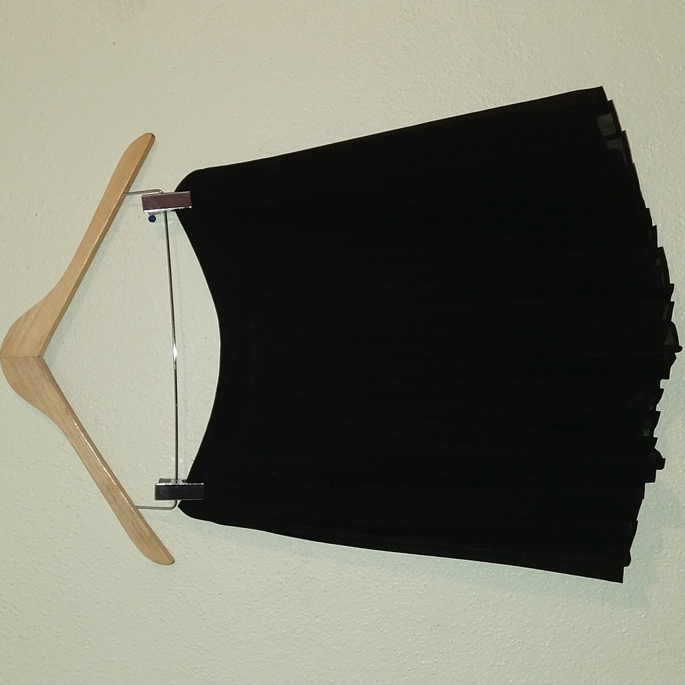 LOFT Chiffon Pleated Skirt
